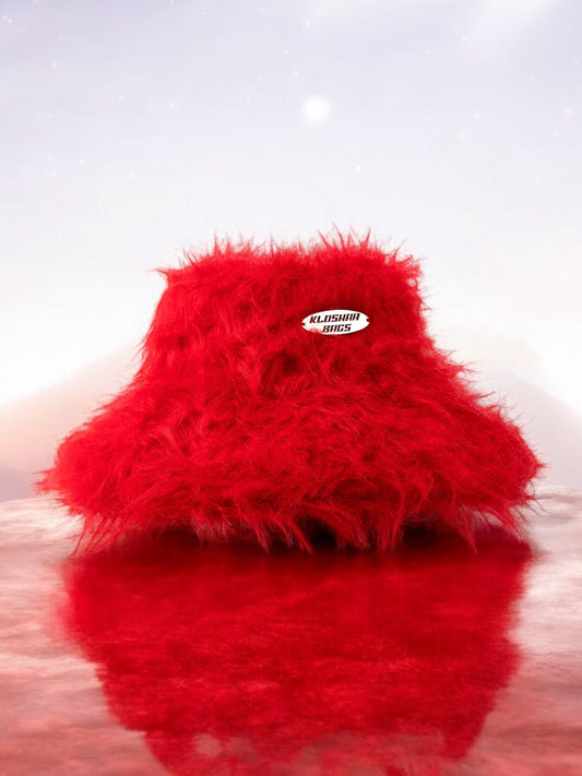 "ELMO"  big hat *faux fur