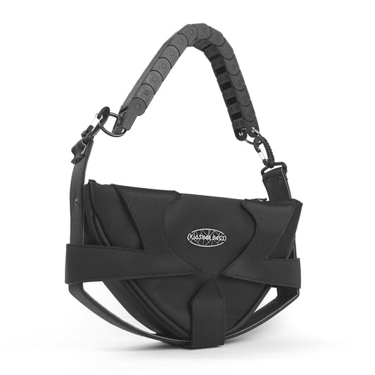 "CAGE" 1.0 black shoulder bag