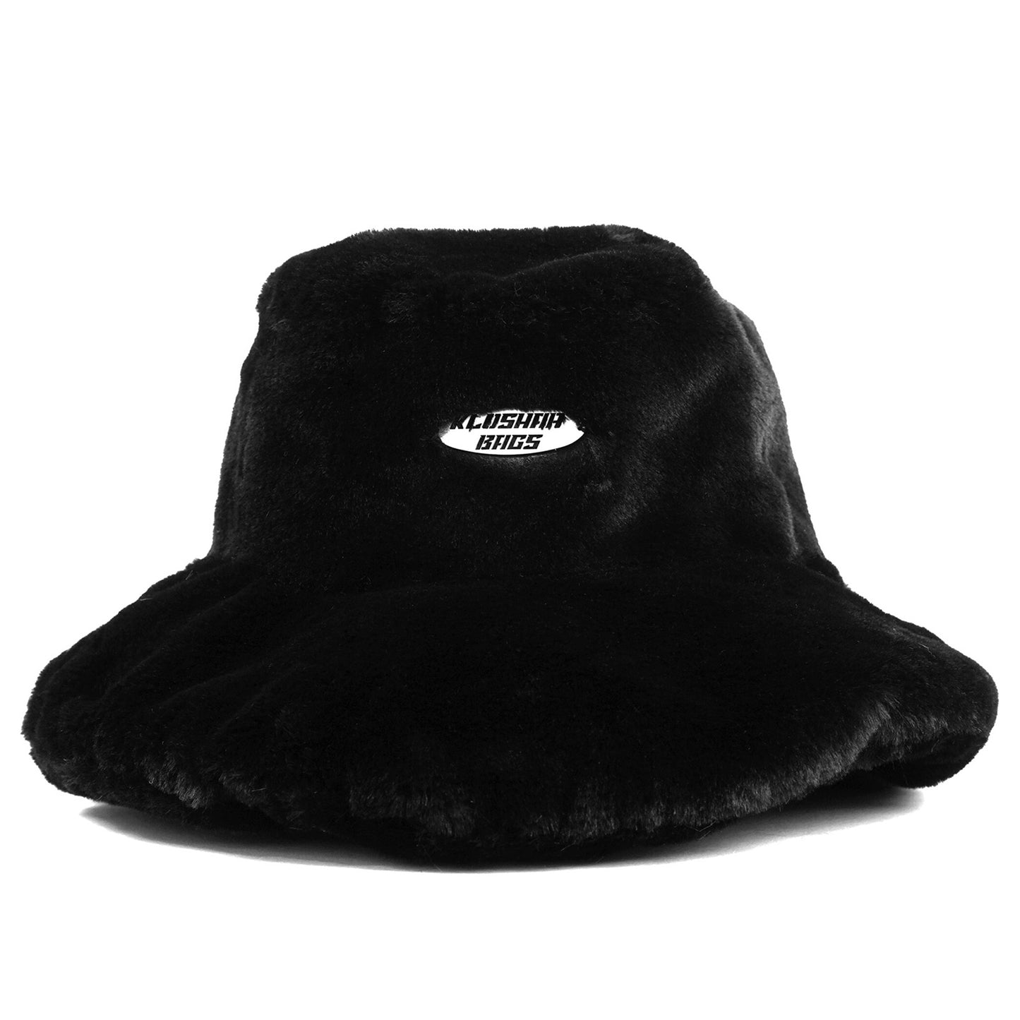 "BLACK" large bucket hat