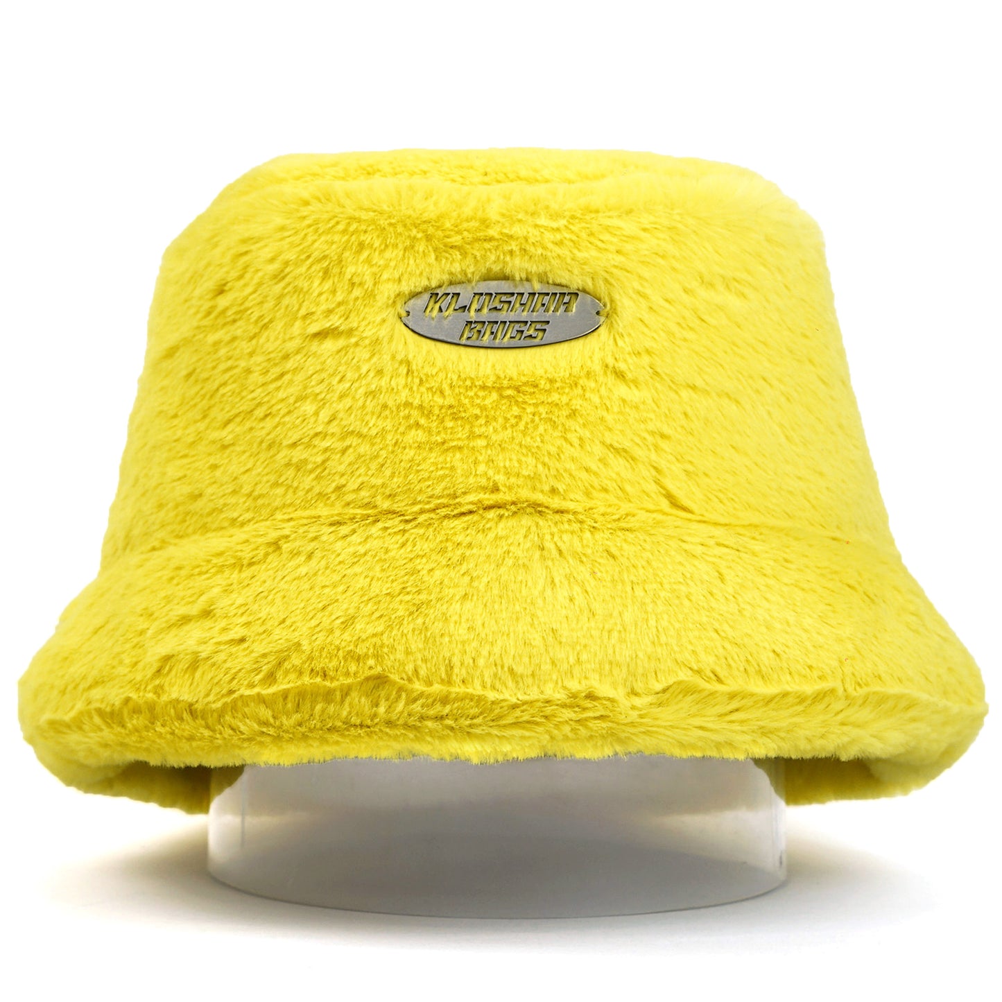 "YELLOW" bucket hat *faux fur