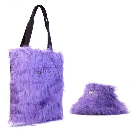 "LILAC SET " tote bag + hat