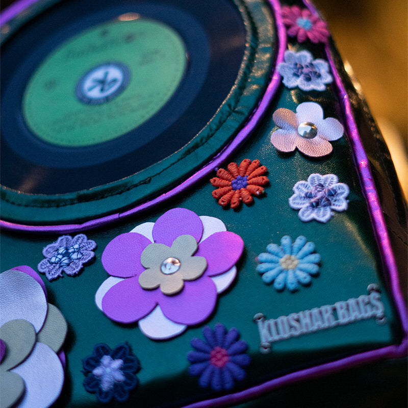 "FLOWERS" 7" VINYL BACKPACK